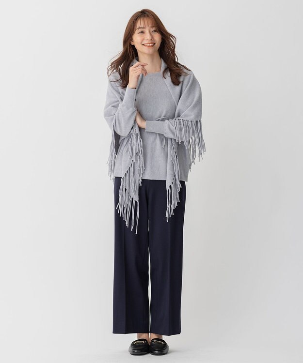 自由区 【CORSO ROMA】ファーローファー ミュール ブラック系