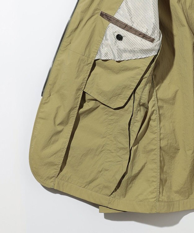 JOSEPH ABBOUD 【キングサイズ・軽量/ストレッチ/撥水】ライトワッシャーストレッチ アクティブレジャージャケット ライトグリーン系