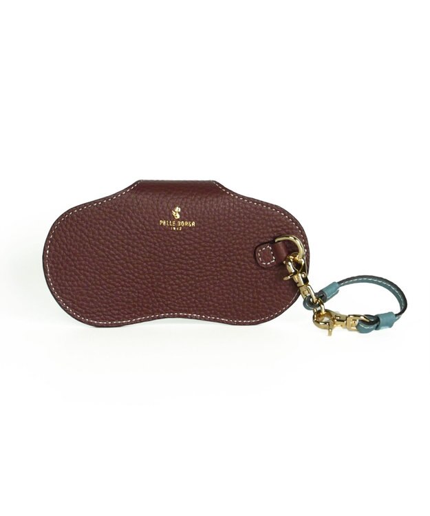 PELLE BORSA ストラップ付きめがねケース Reinette Goods レネットグッズ4776 ブルーグレー