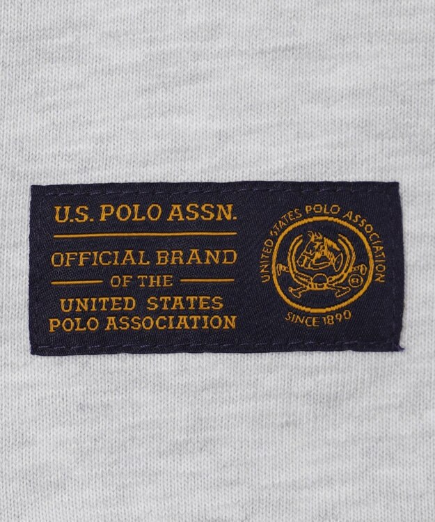 WEGO 【ユニセックス着用ITEM/MLサイズ展開】別注USPOLO　ヘビーウェイトポロT アッシュグレー