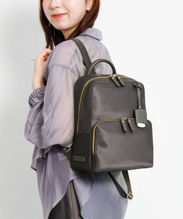 ACE BAGS & LUGGAGE Jewelna Rose フレイヤ・リュック エアリィ ミドル 16263 ジュエルナローズ ダークチャコール