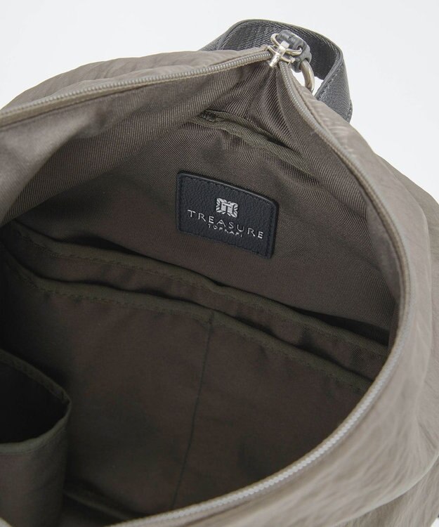 TOPKAPI 【TREASURE TOPKAPI】ナイロン キルティング アシンメトリー リュック グレー