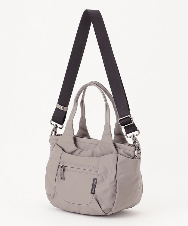 Y'SACCS 【Y’SACCS vous et】ラウンド2WAYミニトート グレー