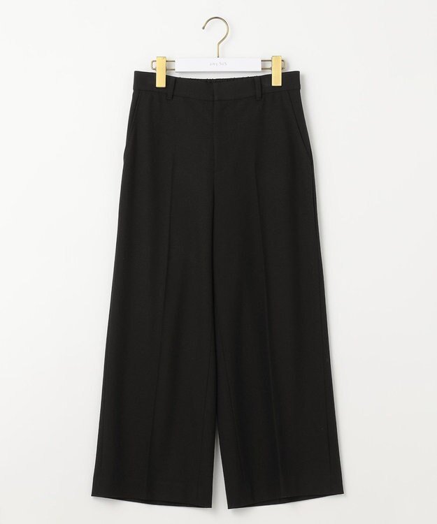 ANY SIS S 【シリーズ累計7万本突破！】サーモ2WAYストレッチ ワイドパンツ ブラック