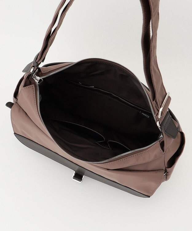 Y'SACCS ミリタリーフラップショルダー　Mサイズ チョコ