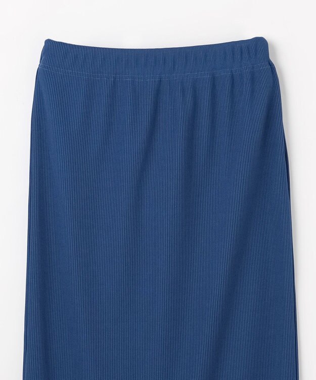 ANY L テレコナロースカート ブルー