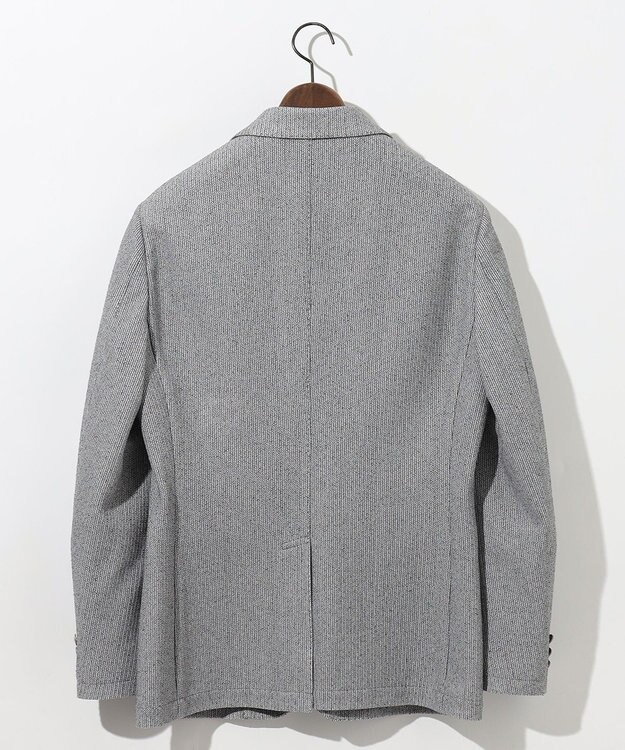 JOSEPH ABBOUD 【JAPANファブリック/清涼/軽量】和紙ラッセルジャージー ジャケット ライトグレー系