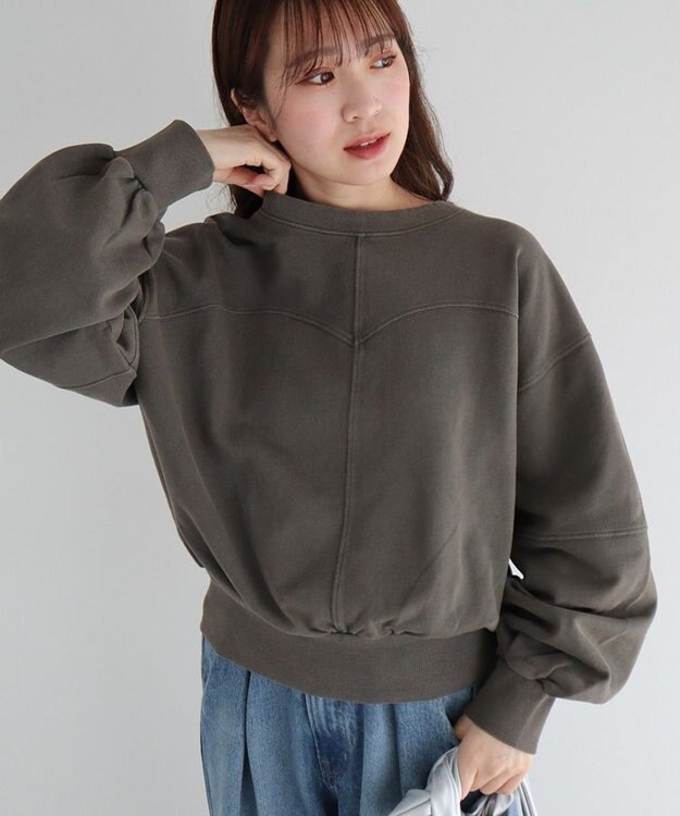 Green Parks ・ＳＵＧＡＲ　ＳＰＯＯＮ　ピグメントスウェット Charcoal Gray