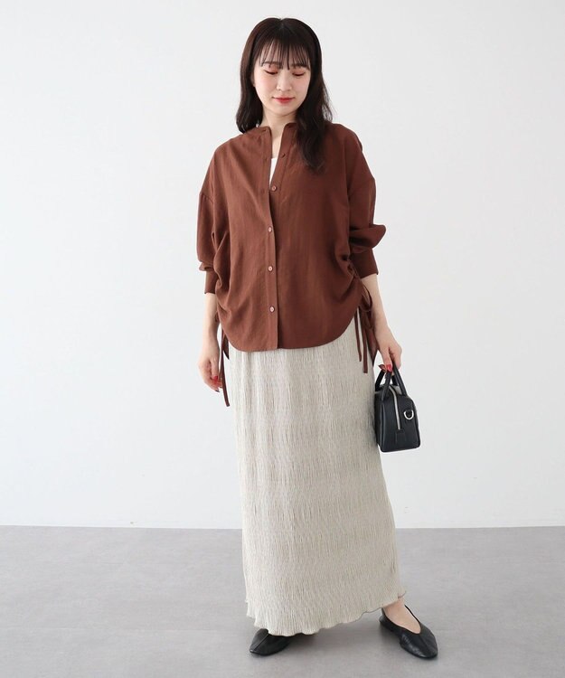 Green Parks ・ＡＮＤＳＥＡＲＣＨサイドドロストバンドカラーシャ Brown