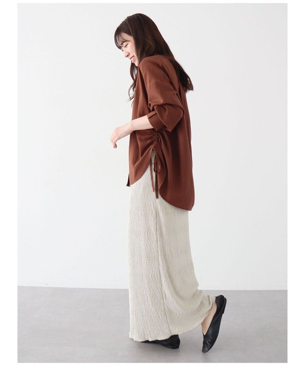 Green Parks ・ＡＮＤＳＥＡＲＣＨサイドドロストバンドカラーシャ Brown