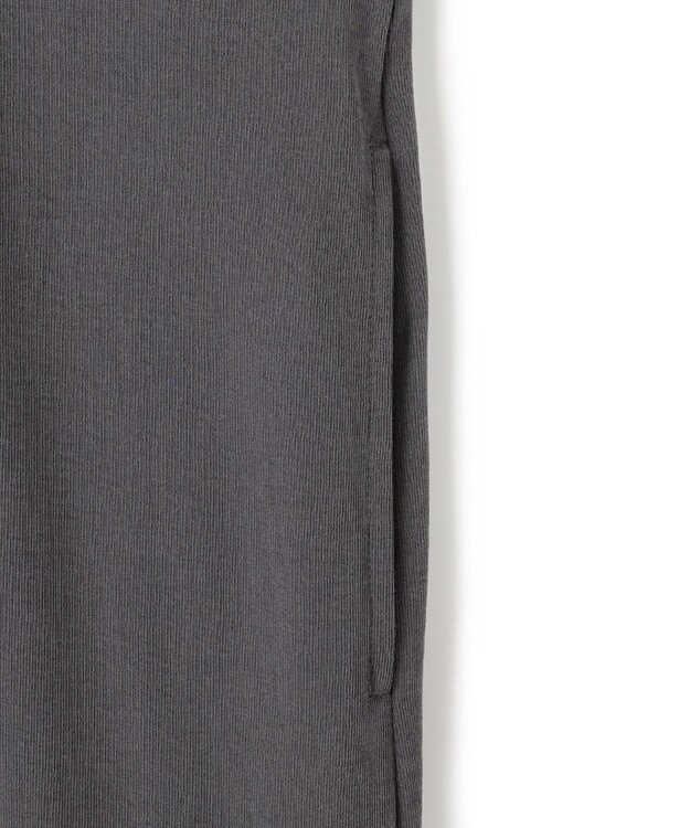 UNFILO ドライタッチフライス ドルマンワンピース チャコール