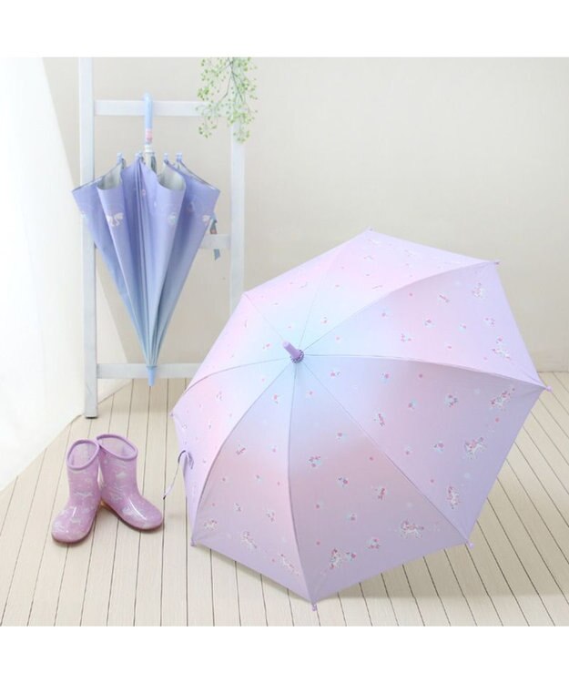 Mother garden マザーガーデン ユニコーン 晴雨兼用傘 手動 長傘 50cm/55cm ユニコーン柄