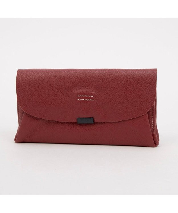 UNBILLION アトランタ ATLANTA / 牛革かぶせ長財布 レッド