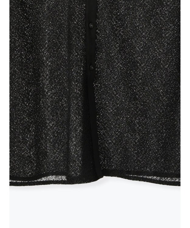 Te chichi クレープメッシュノースリーブシャツ（セットアップ可） ブラック