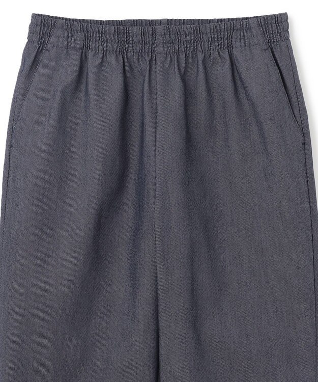 UNFILO MENS 【新色追加】FINE MOVE デニム イージーギャザーパンツ [24年商品] ネイビー