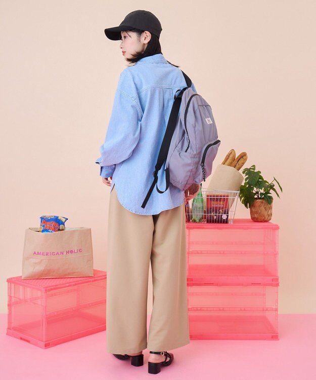 AMERICAN HOLIC 【PENNEY'S】ワークシャツ Light Indigo