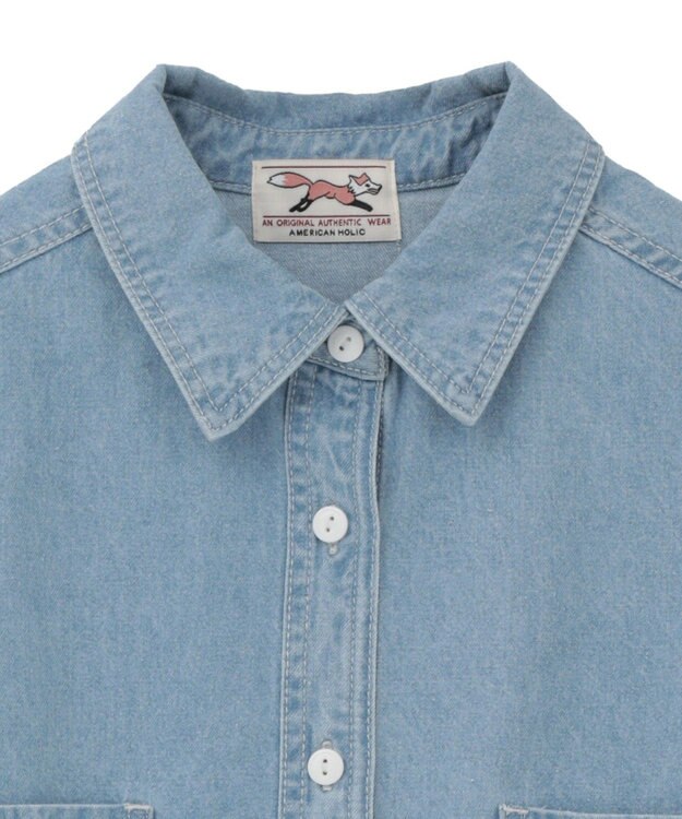 AMERICAN HOLIC 【PENNEY'S】ワークシャツ Light Indigo