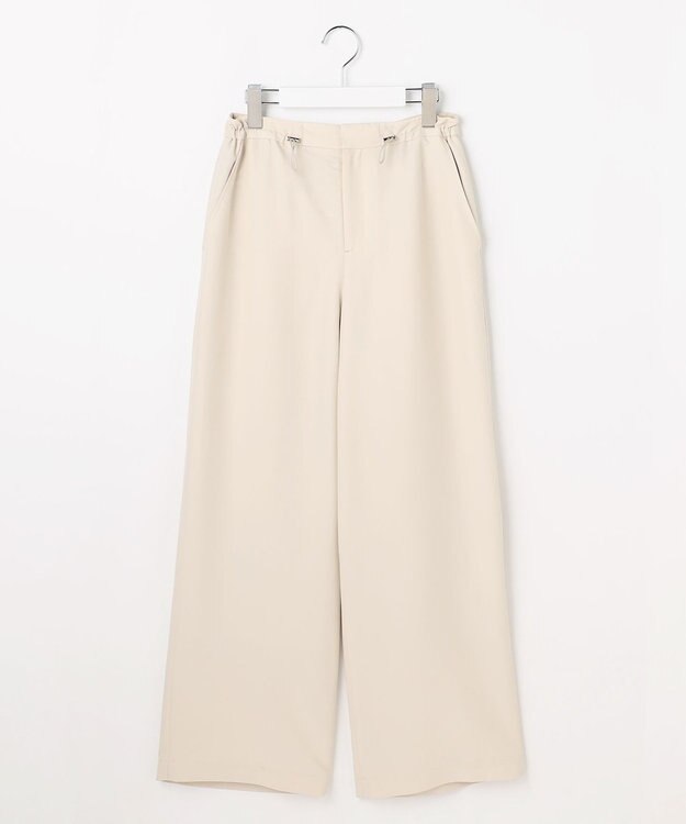 J.PRESS LADIES Springピーチ セミワイド パンツ サンドベージュ系