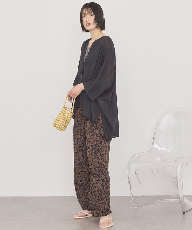 AMERICAN HOLIC Vネックポンチョシャツ Dark Navy