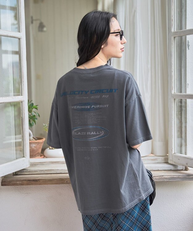 WEGO 【新色追加/ユニセックス着用アイテム/手洗い可/SMLサイズ展開】ピグメントグラフィックT（S） 柄22