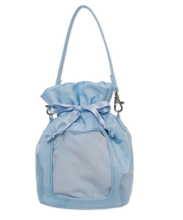 WEGO 【痛バ＆推し活グッズ】巾着ぬいポーチ サックス