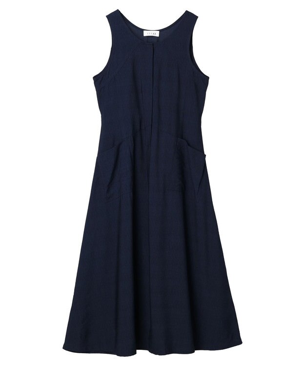 Green Parks ■ＥＳＣＡＲ　キリカエノースリーブワンピース Navy