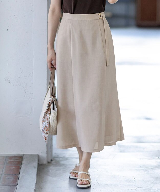 ANY SIS S 【WEB・一部店舗限定】スイートクール スカート ライトベージュ