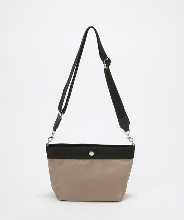 TOPKAPI 【Breath TOPKAPI sis】【WEB限定】ナイロン 舟形 ショルダーバッグ 軽量 / RIPPLE リプル グレージュ