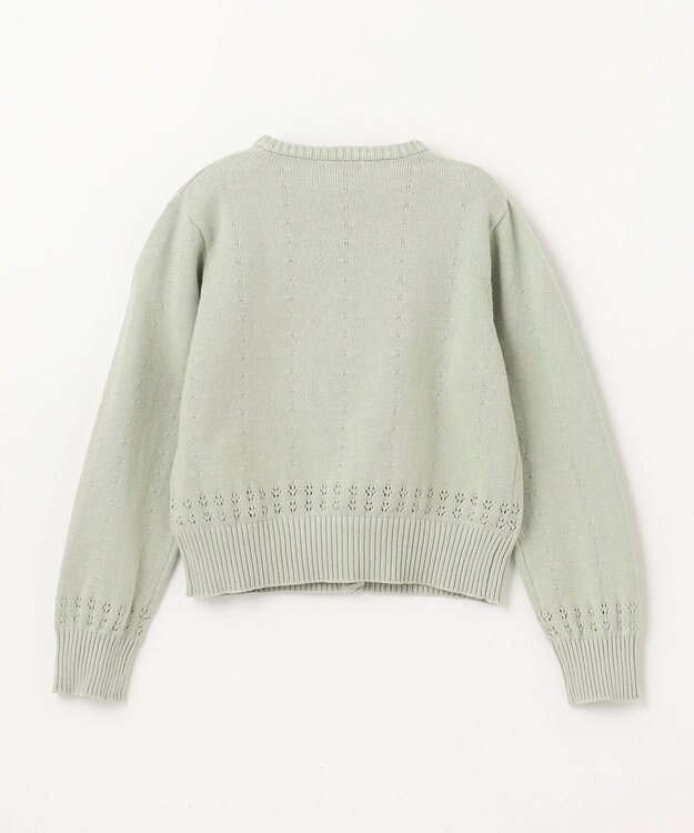 組曲 KIDS 【110-140㎝】クラシック カーディガン ミント系