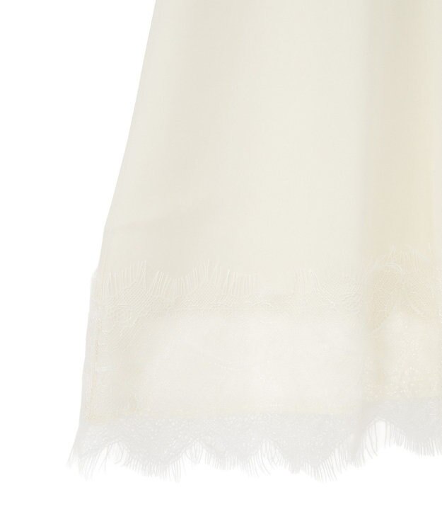 YECCA VECCA レースサテンキャミチュニック Ivory