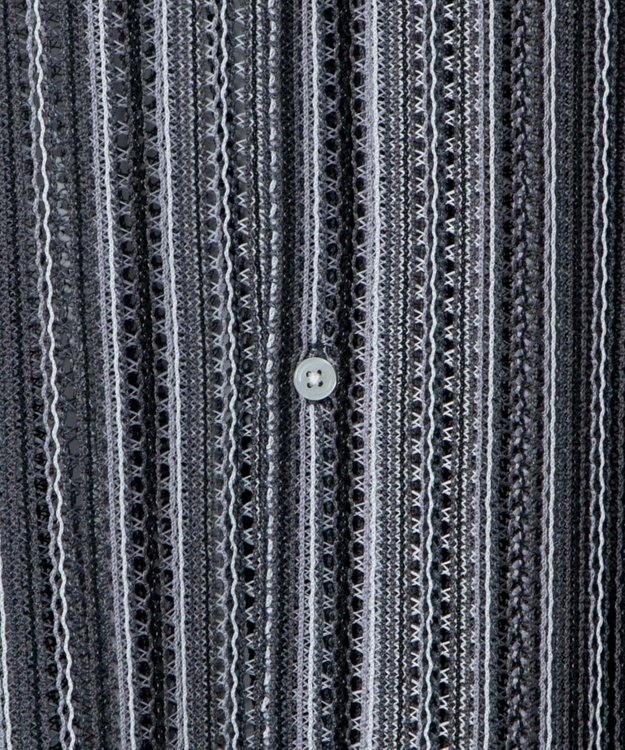 WEGO 【ユニセックス着用ITEM】ストライプメッシュBIGシャツ 柄1