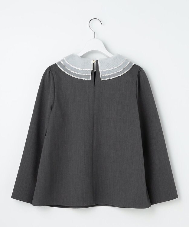 Feroux 【先行予約】2WAYレースカラー美シルエット セットアップ グレー系