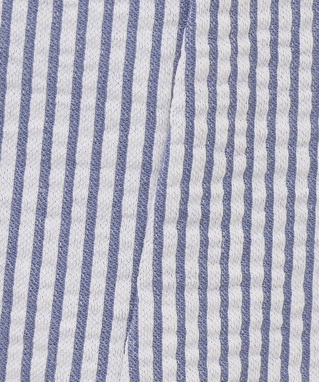 J.PRESS LADIES L 【WEB限定カラーあり・抗菌消臭・吸水速乾】サッカージャージー キーネック カットソー ブルー系1