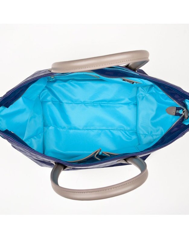 Y'SACCS 木村多江×Y'SACCS PolkaDots 2way トートバッグ ネイビー