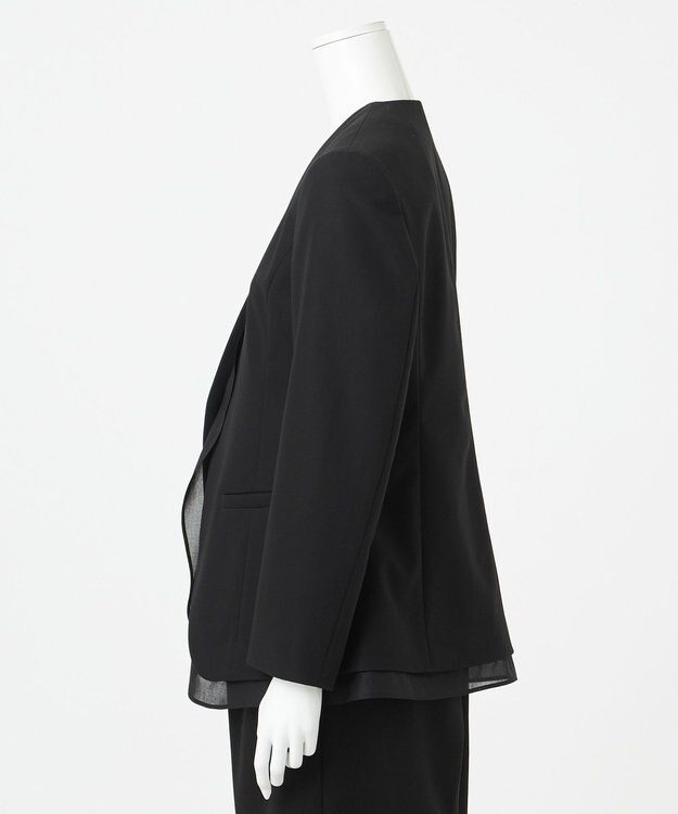 23区 S 【エステータ】コットンダブルクロス ジャケット ブラック系