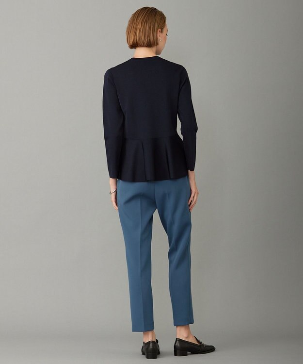 ICB 【防シワ・洗える】 トリプルクロスツイル スティックパンツ ダルブルー系