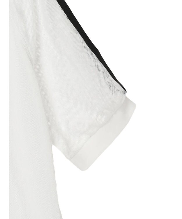 Green Parks オズワルド／メッシュラインプルオーバー White