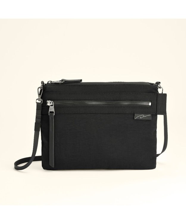 ACE BAGS & LUGGAGE W&.Day/Night キルッコ フラットショルダー 19141 ダブルアンドデイナイト ブラック