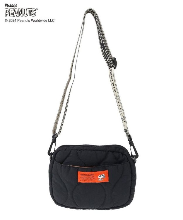 Green Parks ■ＰＥＡＮＵＴＳ　キルティングショルダーＳ Black