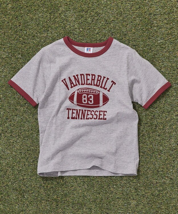 AMERICAN HOLIC 【RUSSELL】リンガースポーツアソートTシャツ Gray Mixture