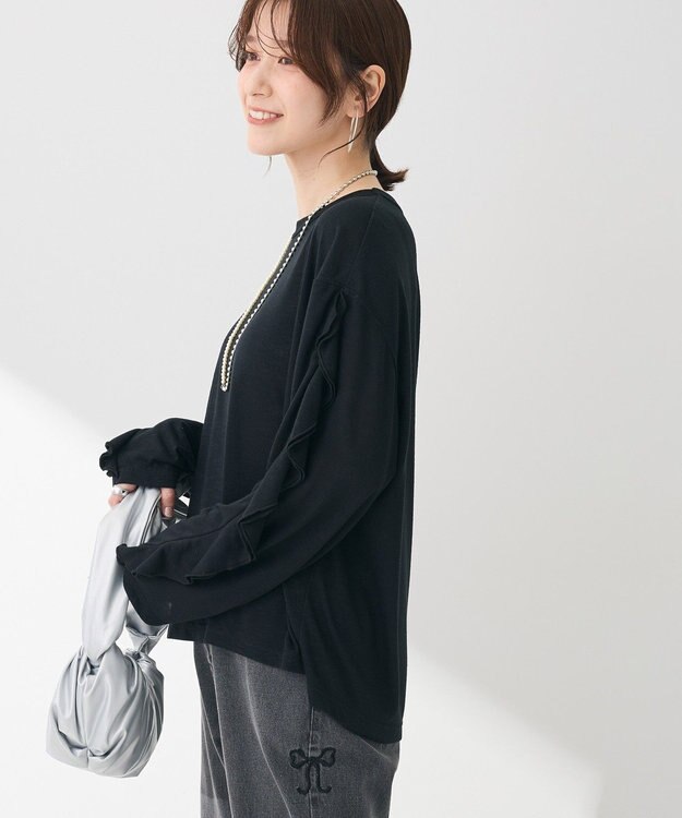 Green Parks ・ＳＵＧＡＲ　ＳＰＯＯＮ　ラッフルスリーブロンＴＥＥ