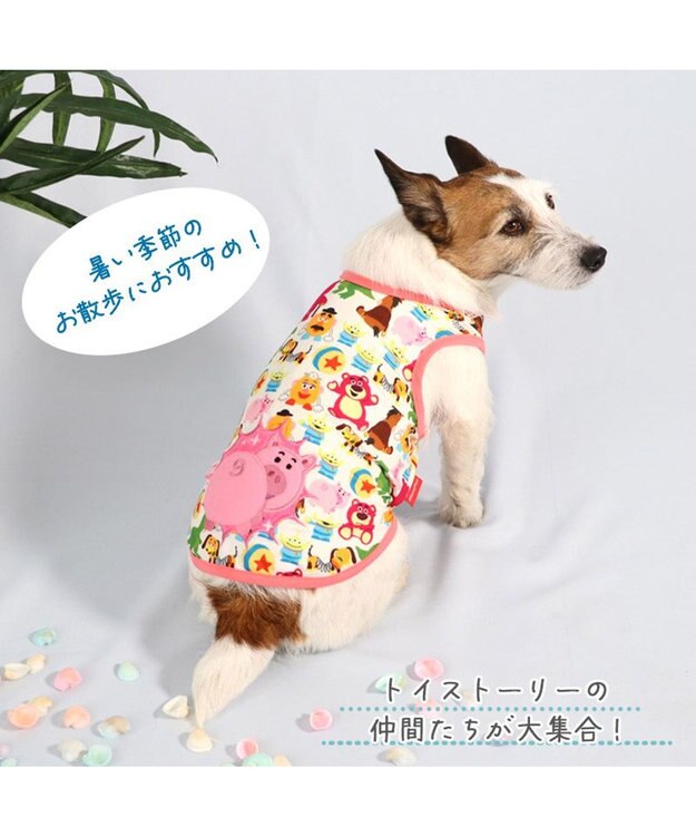 PET PARADISE ディズニー トイ・ストーリー ばん！柄 クール タンクトップ エイリアン/ ハム  小型犬 ハム