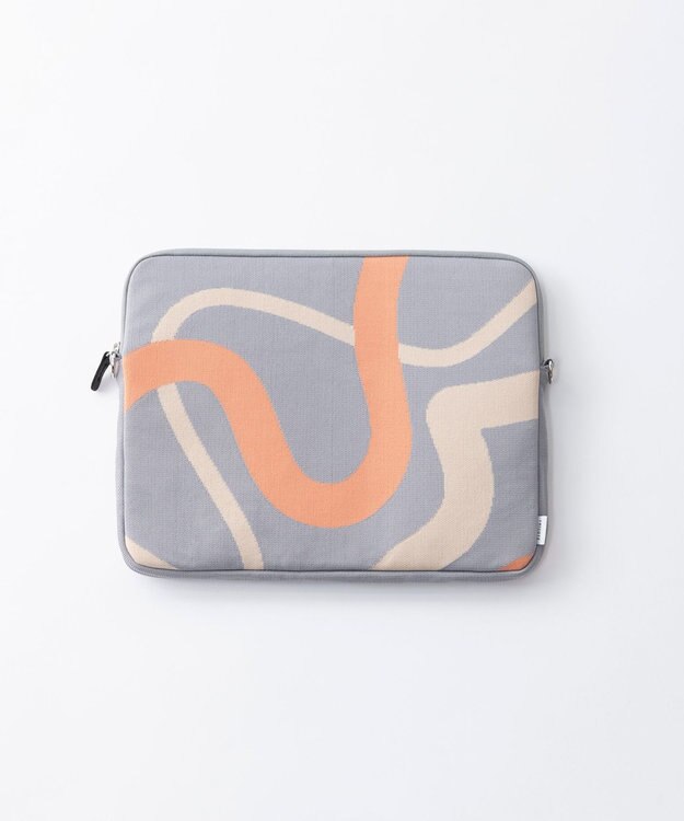 TRICOTE ラインニットパソコンケース 94L.GRAY