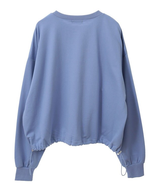 Green Parks リメイク風ナイロンドッキングプルオーバー Sax