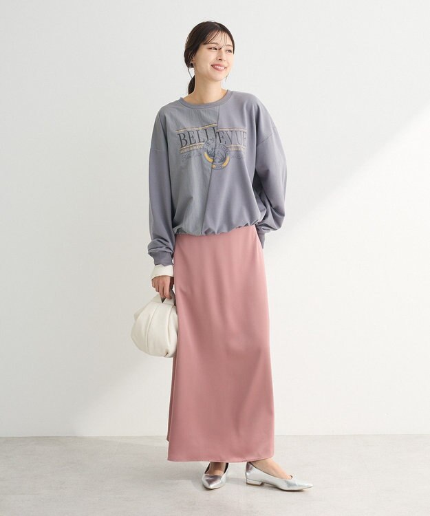 Green Parks リメイク風ナイロンドッキングプルオーバー Gray