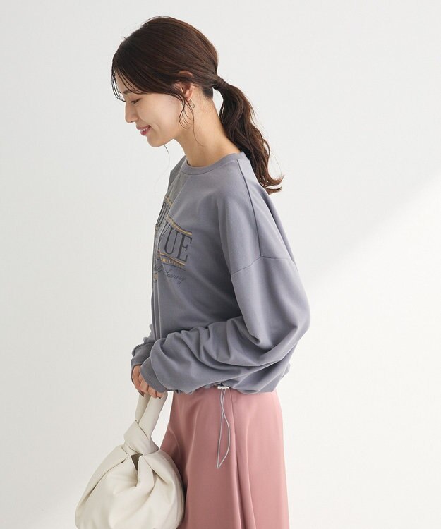 Green Parks リメイク風ナイロンドッキングプルオーバー Gray