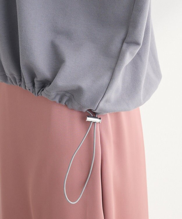 Green Parks リメイク風ナイロンドッキングプルオーバー Gray