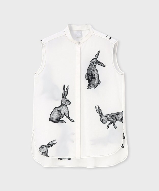 Paul Smith Rabbits ノースリーブ シャツ ホワイト