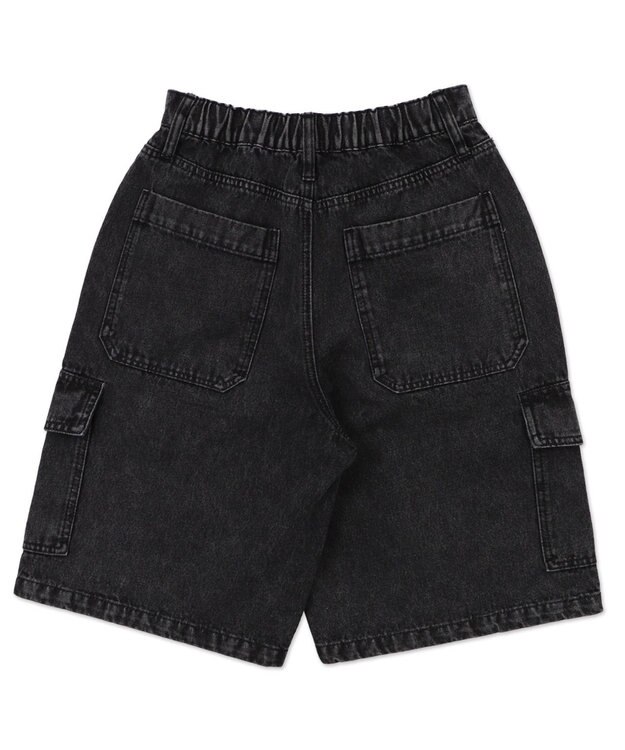 WEGO ヴィンテージウォッシュカーゴハーフパンツ ブラックその他