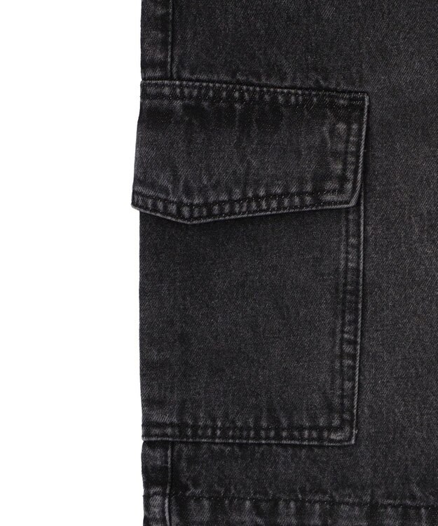 WEGO ヴィンテージウォッシュカーゴハーフパンツ ブラックその他